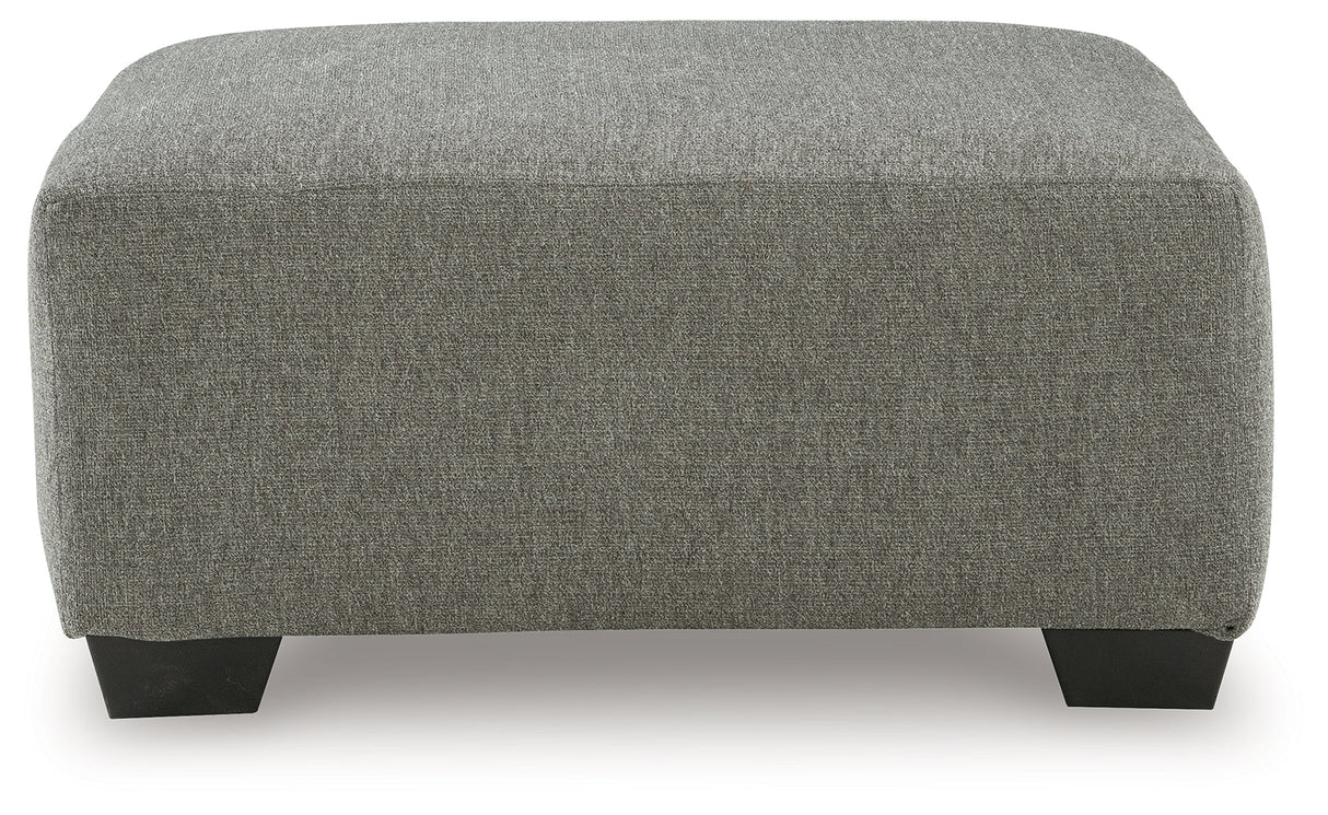 Clarington Greystone Oversized Accent Ottoman by Ashley at Eve Furniture