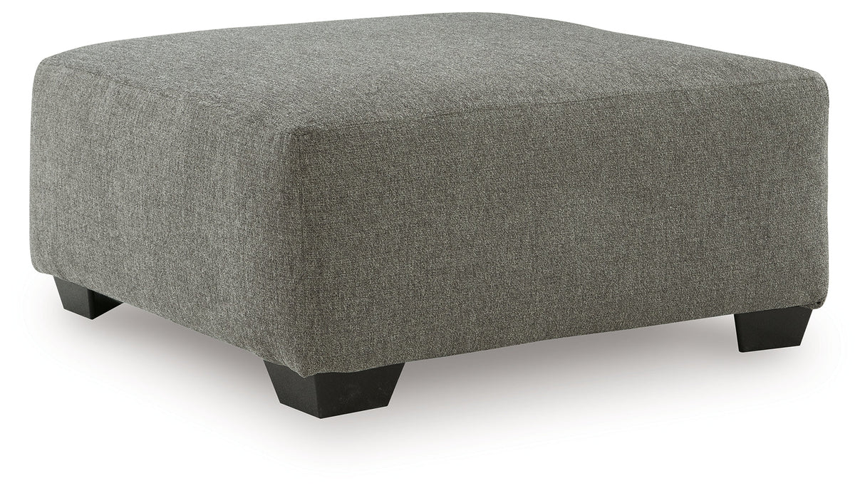 Clarington Greystone Oversized Accent Ottoman by Ashley at Eve Furniture