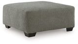 Clarington Greystone Oversized Accent Ottoman by Ashley at Eve Furniture
