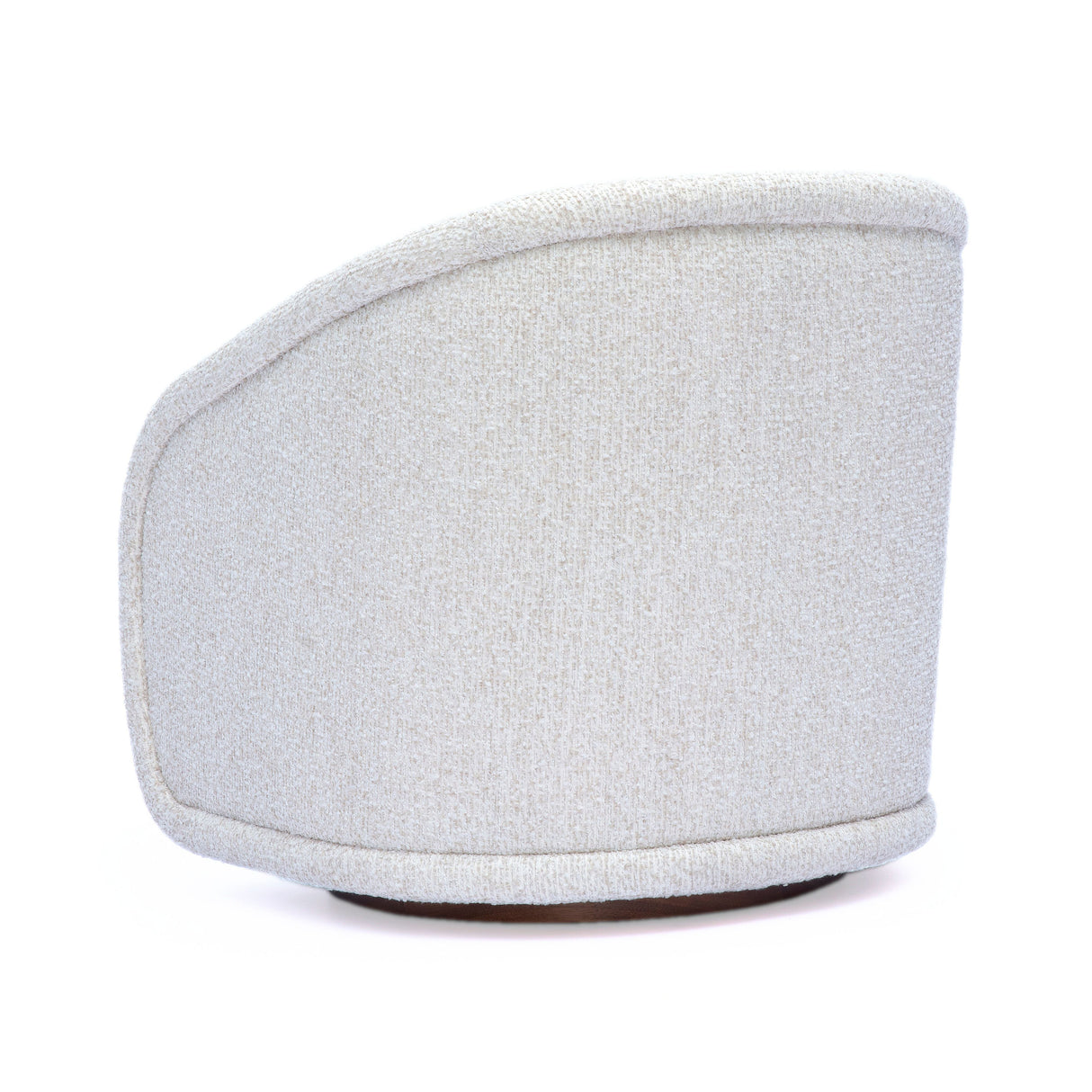 Clarke Cream Performance Boucle Swivel Accent Chair by TOV Furniture at Eve Furniture