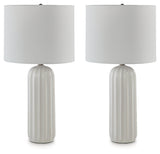 Clarkland White Table Lamp