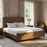 Clarksburg Walnut 4-Piece Queen Bedroom Set by Furniture of America at Eve Furniture