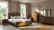 Clarksburg Walnut 4-Piece Queen Bedroom Set by Furniture of America at Eve Furniture