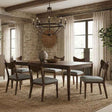Clarksburg Walnut 7-Piece Dining Room Set by Furniture of America at Eve Furniture