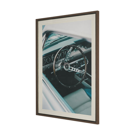 Classic Car VII by Bethany Young Textured Framed Art Print Matted under Glass by Mercana at Eve Furniture