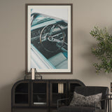 Classic Car VII by Bethany Young Textured Framed Art Print Matted under Glass by Mercana at Eve Furniture