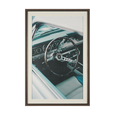 Classic Car VII by Bethany Young Textured Framed Art Print Matted under Glass by Mercana at Eve Furniture