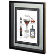 Classic Cocktail - Manhattan by Mercana Studio a Framed Art Print Matted under Glass by Mercana at Eve Furniture