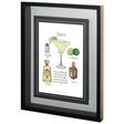 Classic Cocktail - Margarita by Naomi McCavitt a Framed Art Print Matted under Glass by Mercana at Eve Furniture