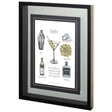 Classic Cocktail - Martini by Naomi McCavitt a Framed Art Print Matted under Glass by Mercana at Eve Furniture