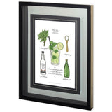 Classic Cocktail - Mojito by Naomi McCavitt a Framed Art Print Matted under Glass by Mercana at Eve Furniture