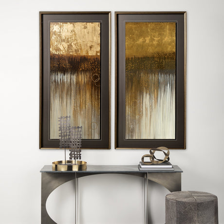 Classic cool 1 by Liz Jardine a Hand Embellished Textured Framed Art Print Matted under Glass by Mercana at Eve Furniture