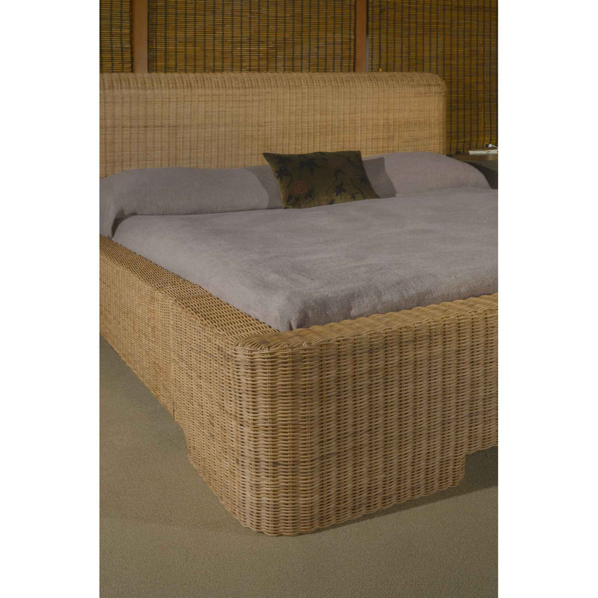 Claudia Natural Bed King by Moe's Home at Eve Furniture