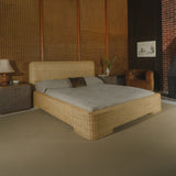Claudia Natural Bed King by Moe's Home at Eve Furniture
