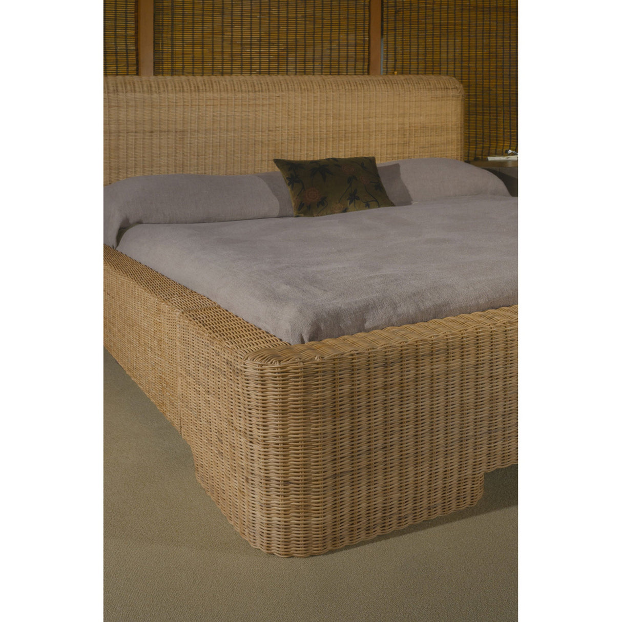 Claudia Natural Bed Queen by Moe's Home at Eve Furniture