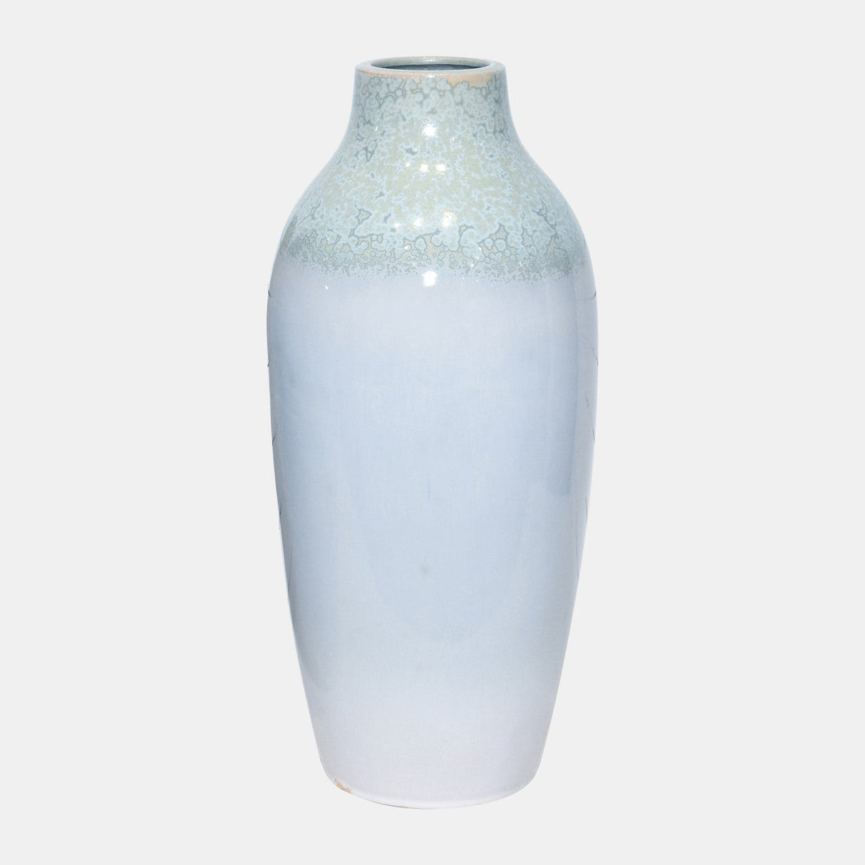 Clay, 19" Reactive Vase, Blue/green