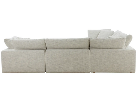 Clay Classic L-Shaped Modular Sectional Coastside Sand by Moe's Home at Eve Furniture