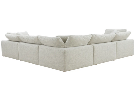 Clay Classic L-Shaped Modular Sectional Coastside Sand by Moe's Home at Eve Furniture