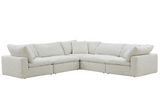 Clay Classic L-Shaped Modular Sectional Coastside Sand by Moe's Home at Eve Furniture