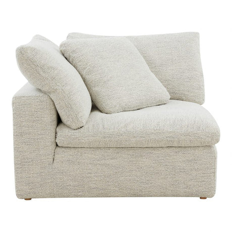 Clay Corner Chair Coastside Sand by Moe's Home at Eve Furniture