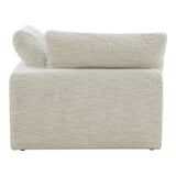 Clay Corner Chair Coastside Sand by Moe's Home at Eve Furniture
