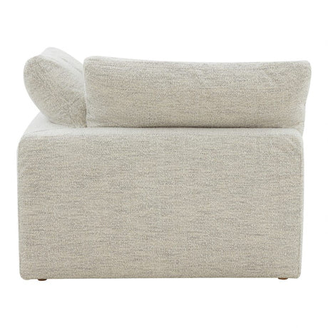 Clay Corner Chair Coastside Sand by Moe's Home at Eve Furniture