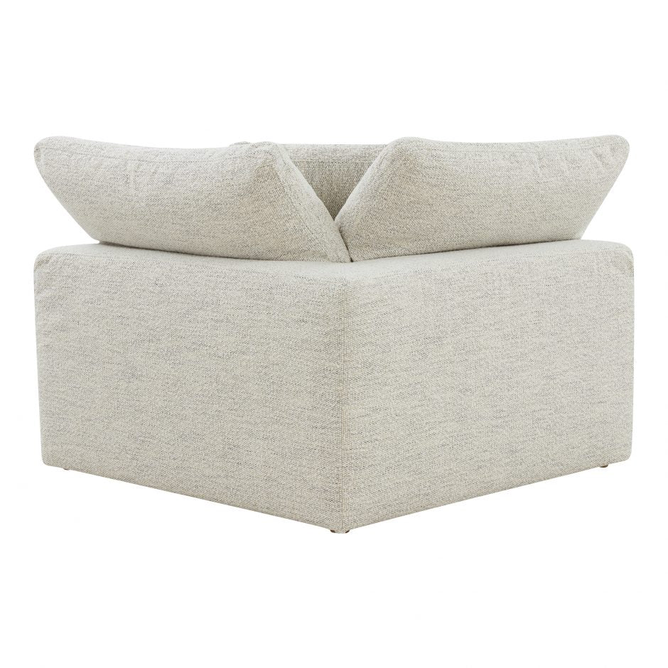 Clay Corner Chair Coastside Sand by Moe's Home at Eve Furniture
