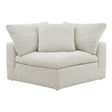 Clay Corner Chair Coastside Sand by Moe's Home at Eve Furniture