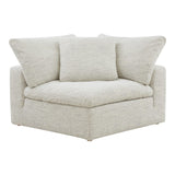 Clay Corner Chair Coastside Sand by Moe's Home at Eve Furniture