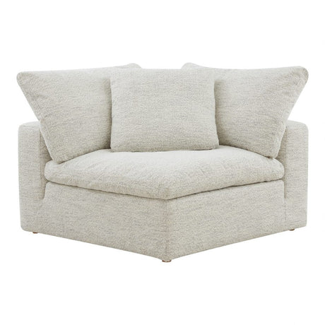 Clay Corner Chair Coastside Sand by Moe's Home at Eve Furniture
