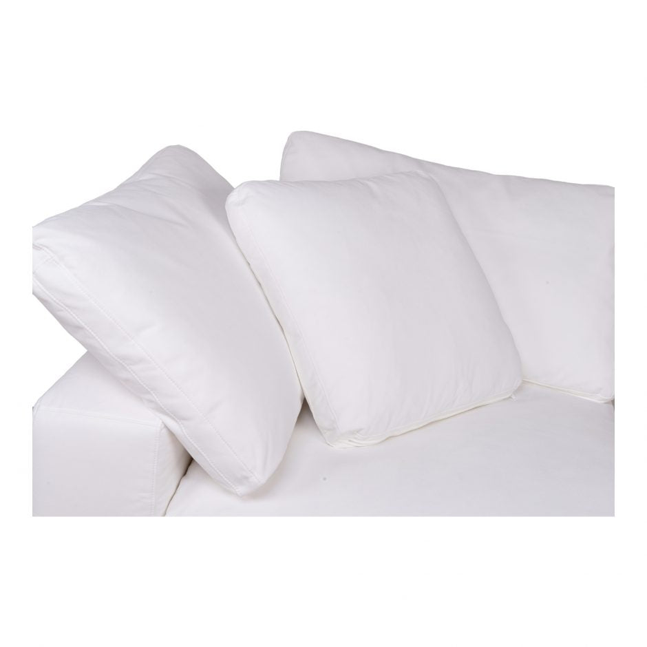 Clay Corner Chair Cream White by Moe's Home at Eve Furniture