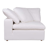 Clay Corner Chair Cream White by Moe's Home at Eve Furniture