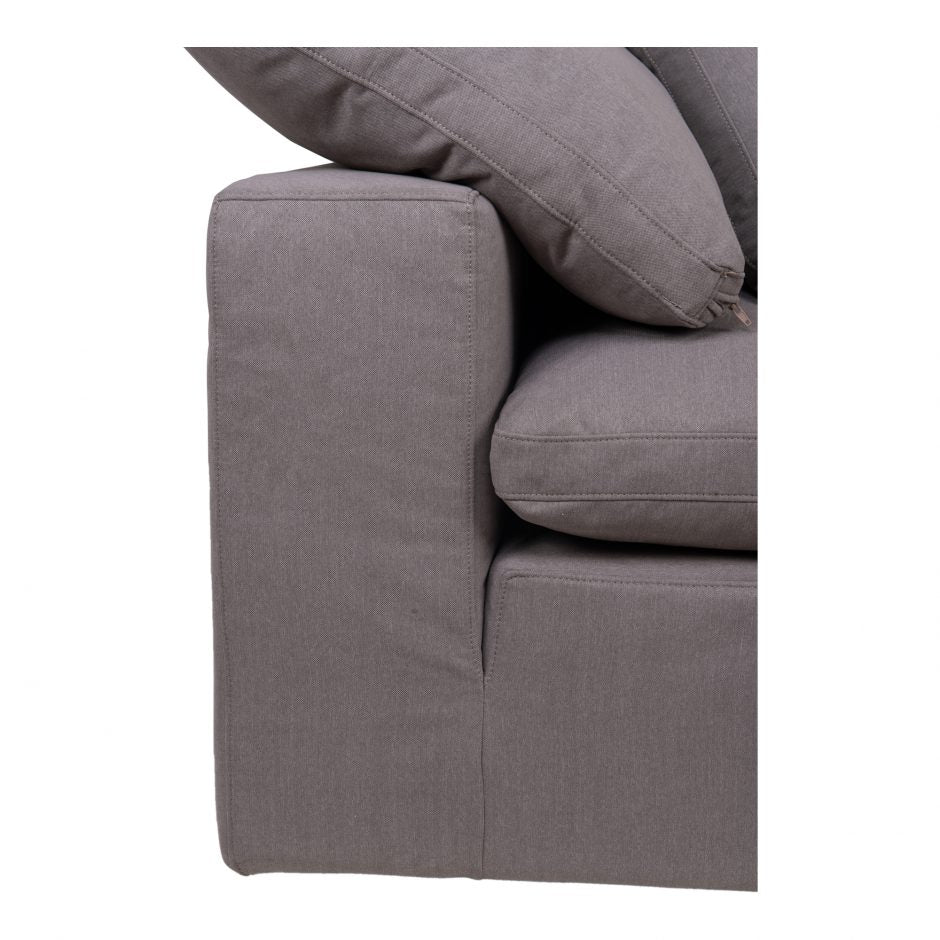 Clay Corner Chair Light Grey by Moe's Home at Eve Furniture