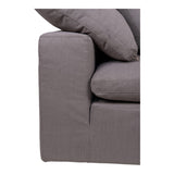 Clay Corner Chair Light Grey by Moe's Home at Eve Furniture