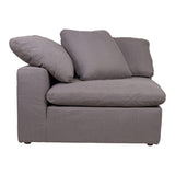 Clay Corner Chair Light Grey by Moe's Home at Eve Furniture
