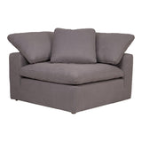 Clay Corner Chair Light Grey by Moe's Home at Eve Furniture
