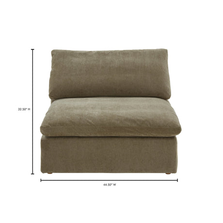 Clay Desert Sage Slipper Chair by MOES at Eve Furniture