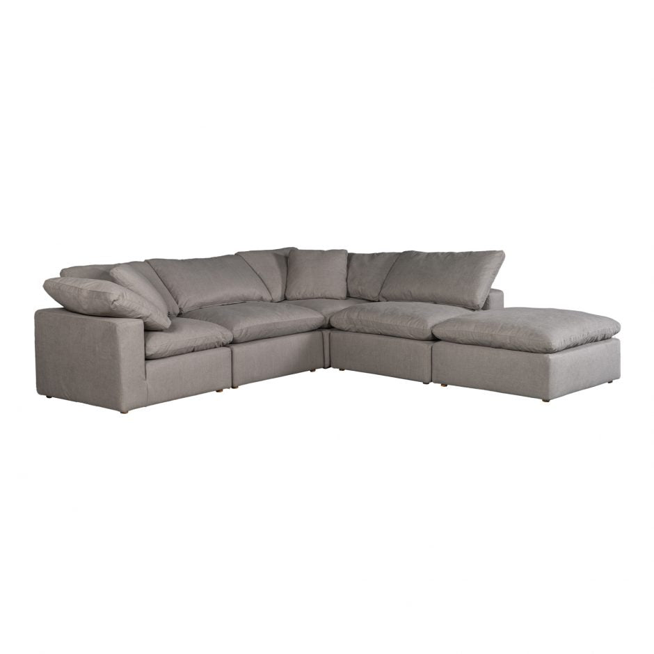 Clay Dream Modular Sectional Light Grey by Moe's Home at Eve Furniture