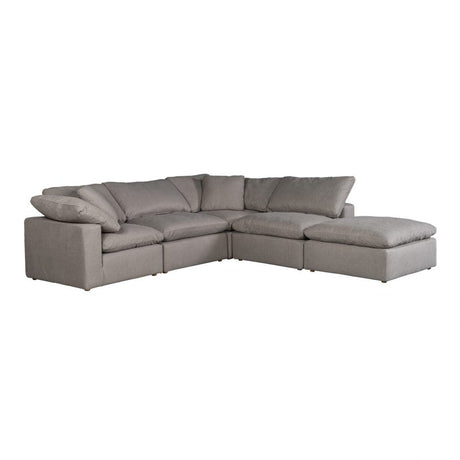 Clay Dream Modular Sectional Light Grey by Moe's Home at Eve Furniture