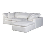 Clay Lounge Modular Sectional Cream White by Moe's Home at Eve Furniture