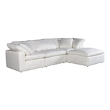 Clay Lounge Modular Sectional Cream White by Moe's Home at Eve Furniture