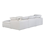 Clay Lounge Modular Sectional Cream White by Moe's Home at Eve Furniture