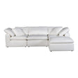 Clay Lounge Modular Sectional Cream White by Moe's Home at Eve Furniture