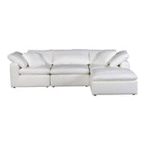 Clay Lounge Modular Sectional Cream White by Moe's Home at Eve Furniture