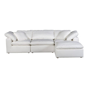 Clay Lounge Modular Sectional Cream White by Moe's Home at Eve Furniture