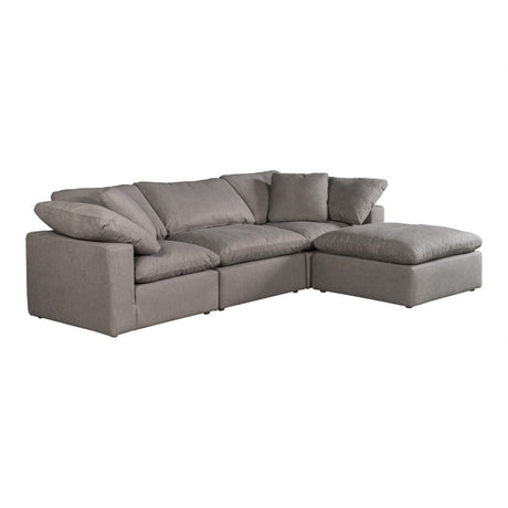Clay Lounge Modular Sectional Light Grey by Moe's Home at Eve Furniture