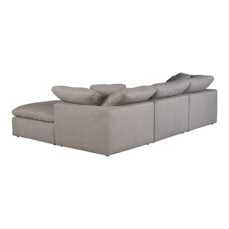 Clay Lounge Modular Sectional Light Grey by Moe's Home at Eve Furniture
