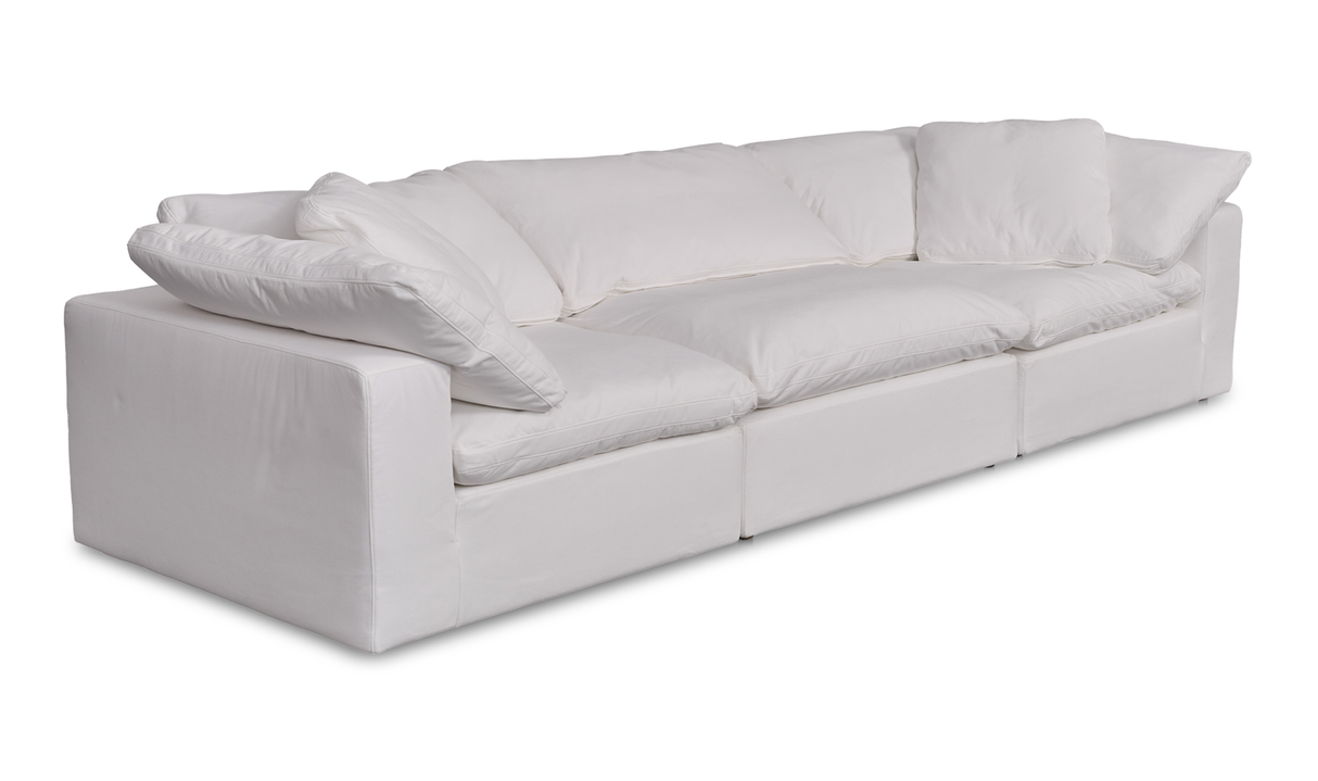 Clay Modular Sofa Cream Cream White by Moe's Home at Eve Furniture