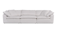Clay Modular Sofa Cream Cream White by Moe's Home at Eve Furniture