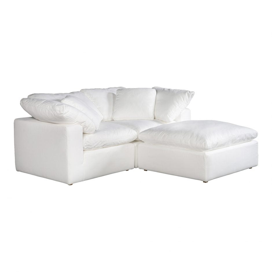 Clay Nook Modular Sectional Cream White by Moe's Home at Eve Furniture